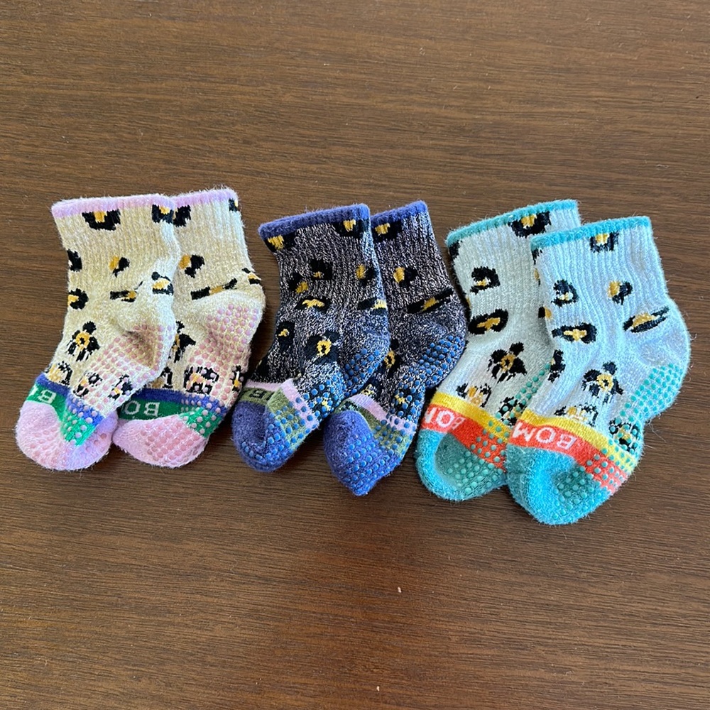 Toddler Leopard Bombas Socks